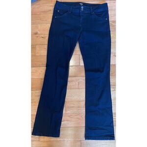 Hudson Women’s High‎ Rise Flare Jeans Dark Wash Double Button Fly Size 32